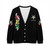 Order of the Eastern Star Knitted Cardigan Custom Pearl Style Black Order of the Eastern Star Knitted Cardigan Custom Pearl Style Black