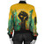 Black History Bomber Jacket Black Power Fist Matte Art