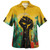 Black History Hawaiian Shirt Black Power Fist Matte Art