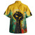 Black History Hawaiian Shirt Black Power Fist Matte Art