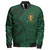 South Africa Zipper Bomber Jacket Bokke For the Brave Abstract Background Style