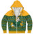 South Africa Sherpa Hoodie Bokke Pride Merry Christmas