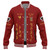 Prince Hall Shriners Baseball Jacket Custom PHA Nobles Mystic Shrine AEAONMS Desert Pyramid Red