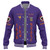 Prince Hall Shriners Baseball Jacket Custom PHA Nobles Mystic Shrine AEAONMS Desert Pyramid Purple