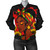 Pan-African Bomber Jacket Black Queen With Sunflowers