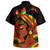 Pan-African Hawaiian Shirt Black Queen With Sunflowers
