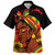 Pan-African Hawaiian Shirt Black Queen With Sunflowers