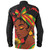 Pan-African Long Sleeve Shirt Black Queen With Sunflowers
