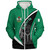 Nigeria Sherpa Hoodie Coat Of Arms National Graphic Style