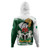 Nigeria Hoodie Fisted Hand Holding Nigerian Flag