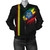 Ethiopia Bomber Jacket Flag Crack Style