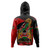 Kenya Hoodie Fisted Hand Holding Kenyan Flag