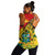 Ghana Women Tank Fisted Hand Holding Ghanaian Flag
