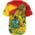 Ghana Baseball Shirt Fisted Hand Holding Ghanaian Flag