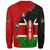 Kenya Sweatshirt Flag With Coat Of Arms