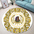 Prince Hall Shriners Round Rug DOI Royal Floral Frame