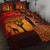 Black Identity Quilt Bed Set African Woman Sunset