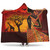 Black Identity Hooded Blanket African Woman Sunset