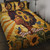 Black Identity Quilt Bed Set Custom Black Women Sunflower Queen