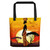 Black Identity Tote Bag African Beautiful Wax Traditional