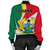 Ghana Bomber Jacket Black Star National Pride Heritage Design