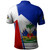 Haiti Polo Shirt National Pride Coat Of Arms Heritage Design