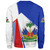 Haiti Sweatshirt National Pride Coat Of Arms Heritage Design