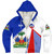 Haiti Sherpa Hoodie National Pride Coat Of Arms Heritage Design