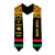Pan-African Graduation Stole Custom Flag Kente Cloth