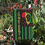Juneteenth Garden Flag Pan African Map Raised Fist Stripe Design
