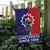 Juneteenth Garden Flag Starburst Freedom Fist Since 1865 Style