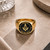 Prince Hall Freemasonry Ring Masonic Square & Compass Classic