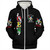 Order of the Eastern Star Sherpa Hoodie Pearls Black