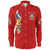 Order of the Eastern Star Long Sleeve Shirt Pearls Red