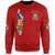 Order of the Eastern Star Sweatshirt Pearls Red