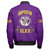 IBPOEW Zipper Bomber Jacket Letter Style