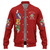 Order of the Eastern Star Baseball Jacket Pearls Red