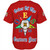 Order of the Eastern Star Baseball Shirt Pearls Red