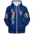Order of the Eastern Star Sherpa Hoodie Pearls Blue