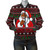 Black Culture & Pride Bomber Jacket Black Santa Pointing Finger Ugly Christmas Style
