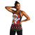 Black Culture & Pride Women Racerback Tank Black Santa Pointing Finger Ugly Christmas Style