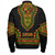 Zeta Phi Beta Zipper Bomber Jacket Dashiki Juneteenth