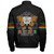 Sigma Gamma Rho Zipper Bomber Jacket Juneteenth Chain Freedom Day