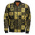 Egypt Bomber Jacket Symbols Gold