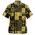 Egypt Hawaiian Shirt Symbols Gold