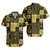Egypt Short Sleeve Shirt Symbols Gold