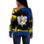 Sigma Gamma Rho Off Shoulder Sweatshirt Face Style