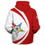 Order of the Eastern Star Sherpa Hoodie Circle Style