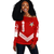 Order of the Eastern Star Off Shoulder Sweatshirt Crest Greek Life