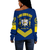 Sigma Gamma Rho Off Shoulder Sweatshirt Crest Greek Life